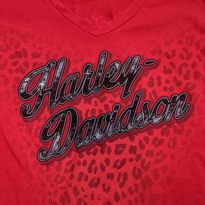 Harley-Davidson v-neck tee